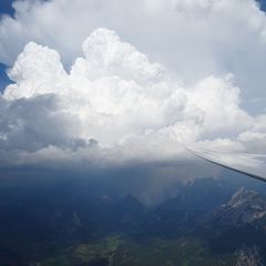 Flugwegposition um 15:08:29: Aufgenommen in der Nähe von Admont, Österreich in 2746 Meter
